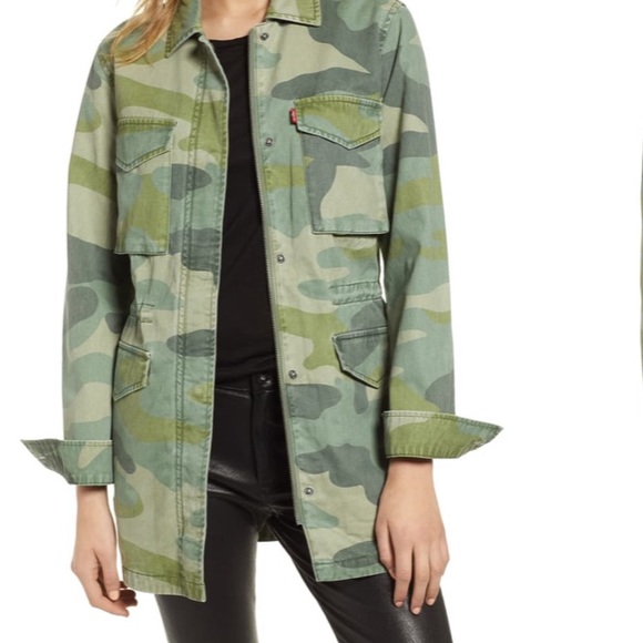 levi's cotton military jacket